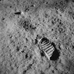 Buzz Aldrin Boot on the moon