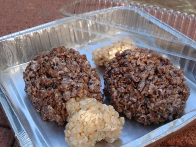 Turkey Drumstick Rice Krispie Treats