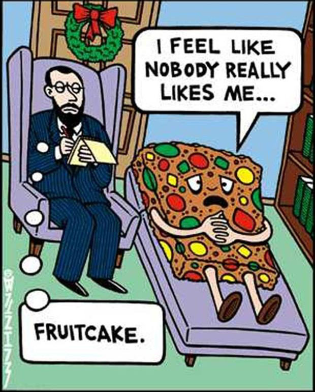 fruitcake in therapy