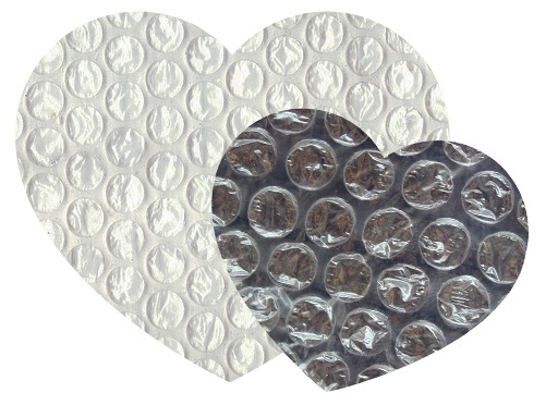 bubble wrap hearts