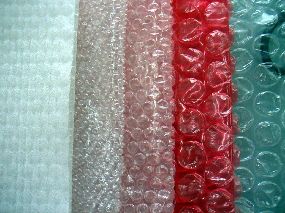 colorful bubble plastic