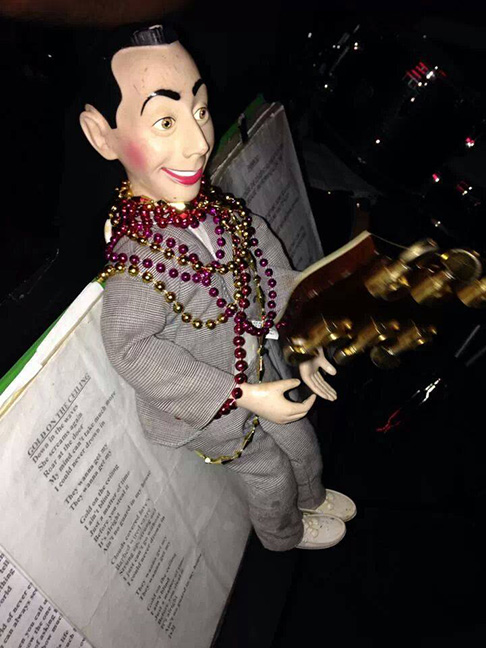 Pee-wee at Mardi Gras posted by Bill Leaseburg on facebook