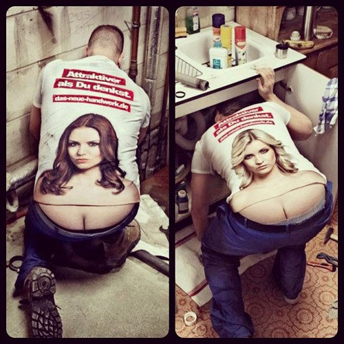 plumber’s crack t’s