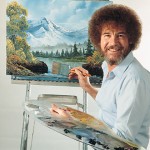 Bob Ross at easel