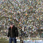 Volker Kraft with his Easter Egg Tree