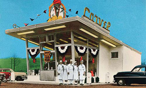 vintage carvel ice cream store