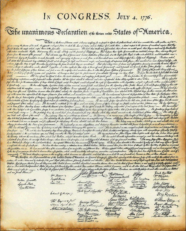 declaration of independence