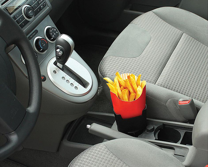 automobile french fry holder