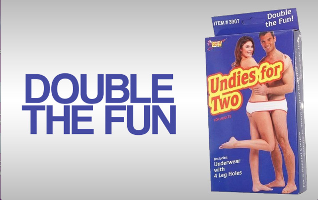 underwear for two double the fun