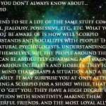 scorpio information