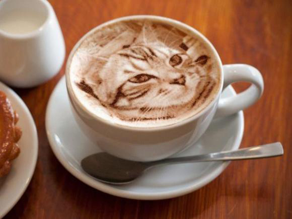 Kitty Latte Art #1