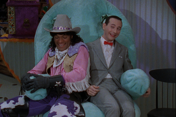 Pee-wee herman and Cowboy Curtis