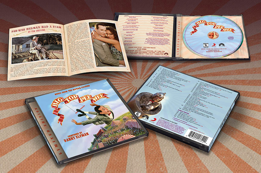 Big Top Pee-wee soundtrack reissue #2