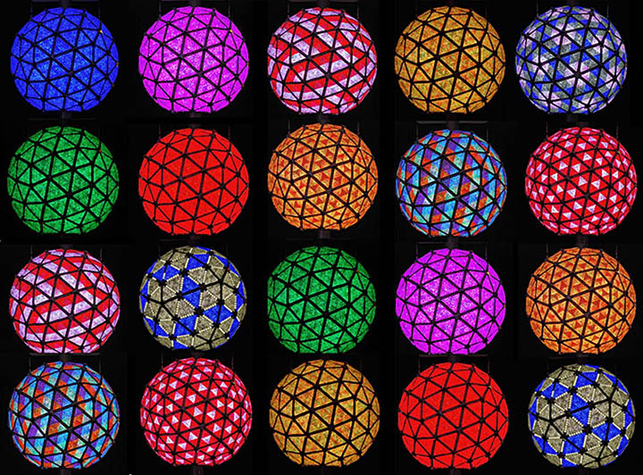 New Year's Eve Ball Collage 1