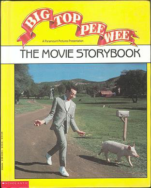 big top pee-wee movie storybook