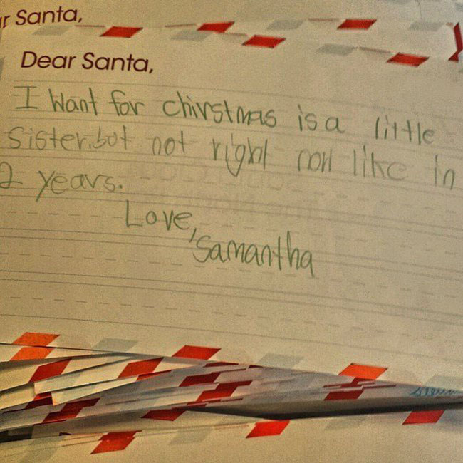 kids santa letters #1