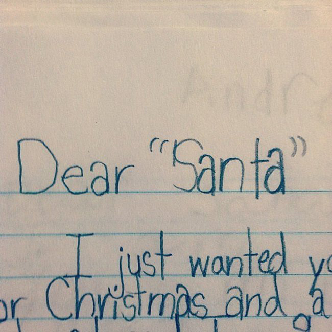 kids santa letters #8