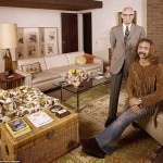 70’s rock stars at home with their parents David Crosby