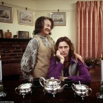 70’s rock stars at home with their parents Eric Clapton
