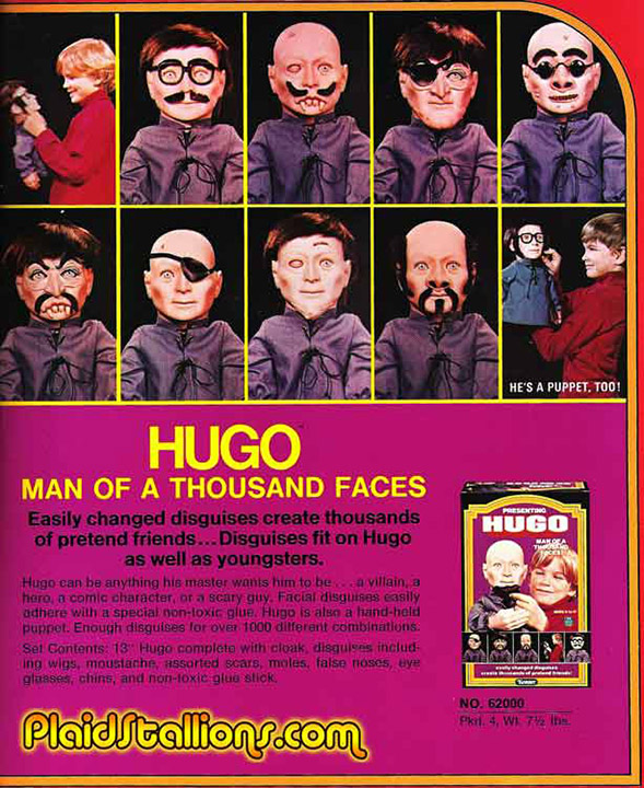 Hugo doll box