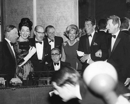 Screen Producer Guild Awards 1963 Beverly Hilton Hotel - Irving Berlin, George Jessel, Rosalind Russell, Groucho Marx, Frank Sinatra, Dinah Shore, Dean Martin, Danny Kaye