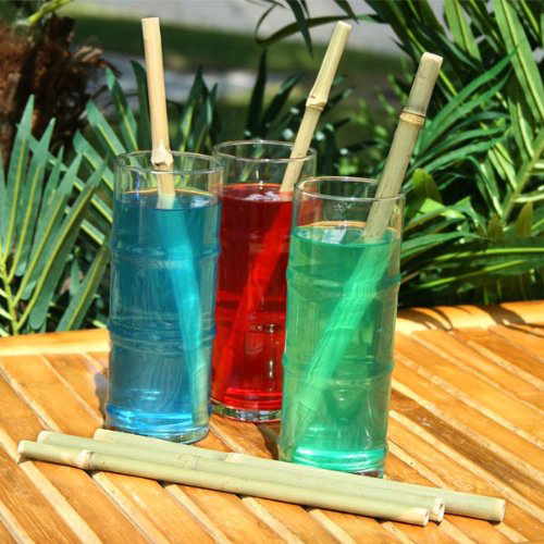 bamboo drinking straws