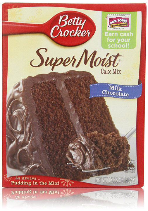 betty crocker super moist chocolate cake mix