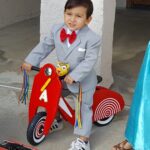 AlyssaBeth K Archambault Pee-wee on trike Halloween 2021