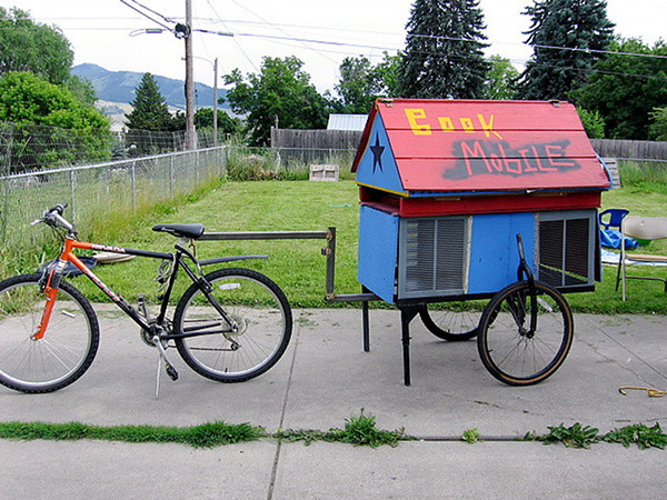 Bike bookmobile