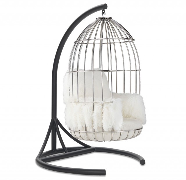Birdcage hanging chair 1