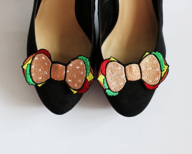 Burger Bow for shoes