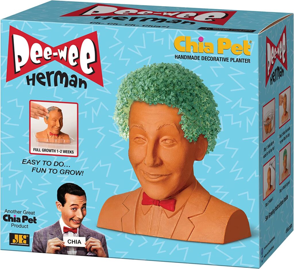 The true story behind how I got a Peewee Herman Chia Pet Peewee's blog