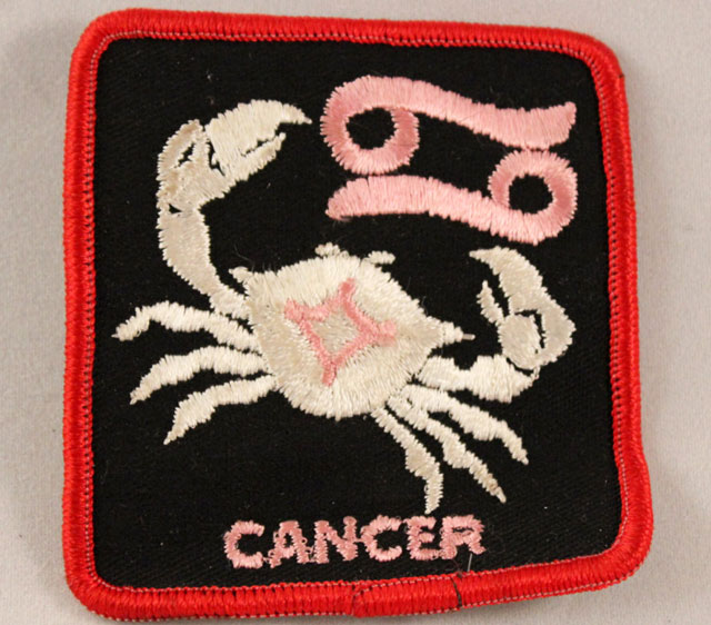 Cancer zodiac crab patch
