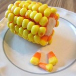 Candy corn on the cob