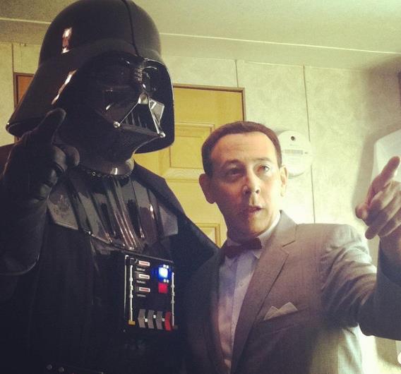 Darth Vader and Pee-wee Herman