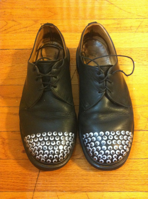 Docs covered in Googly Eyes