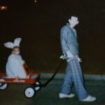 Ellie Ray My father and I in 1987 Halloween 2021