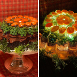 Elrod Mexakitsch jello mold resin lamps
