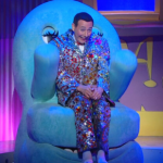 Featured The Pee-wee Herman Show Broadway Bedazzled jewel suit