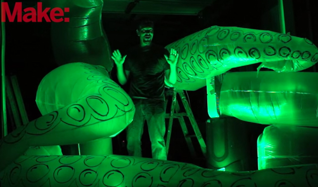 Giant-inflatable-tentacles