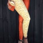 Ketchup and french fries leggings