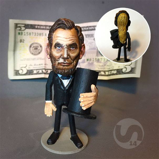 LINCOLN-peanut-art-2-by-Steve-Casino