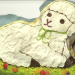 Lamb cake pan