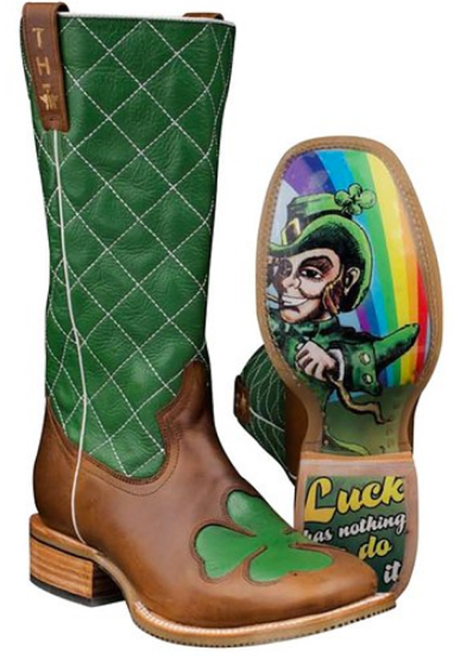 st patricks day cowboy boots