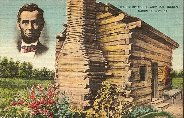 lincoln log cabin