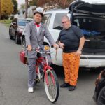 Lloyce Anthony Pee-wee on bike Halloween 2021