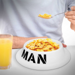 Man-Bowl-with-cereal-and-OJ