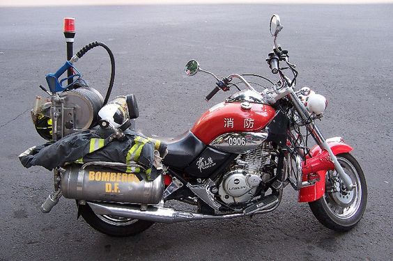 Mexico City Firefighter motorcycle