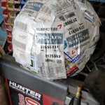 Mike Hatheway tire sticker ball