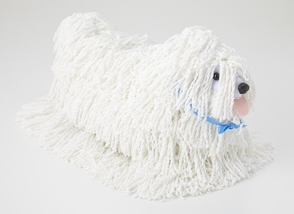 Mop Dog white